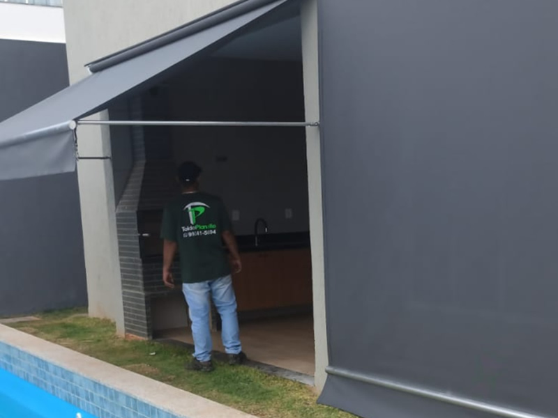 Cortina com Braço de Extensão